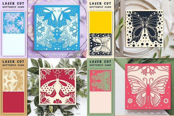 Download Laser Cut Butterfly Card Svg BUNDLE - Card svg bundle Collection