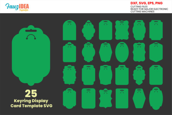 Download 25 Keyring Display Card Svg Bundle - Card svg bundle Collection