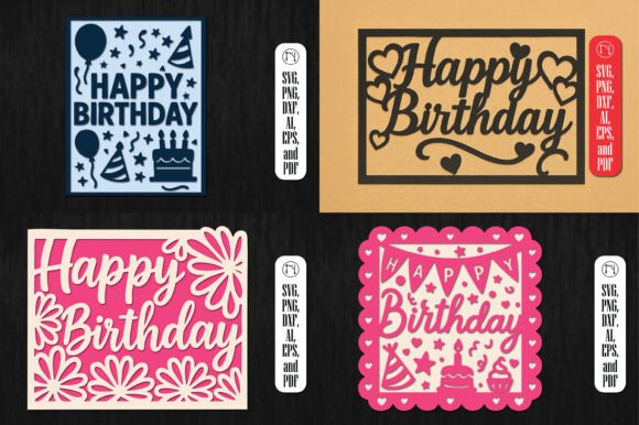 Download Cricut Birthday Gift Card SVG Bundle - Card svg bundle Collection
