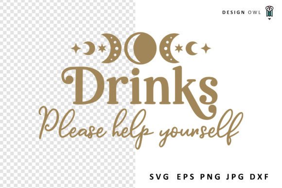 Download Drinks Sign - Party Decor SVG - Party decor svg Collection