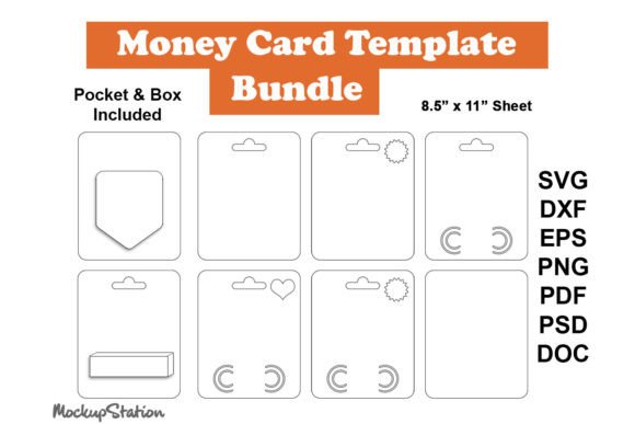 Download Money Card SVG Bundle | Money Holder - Card svg bundle Collection